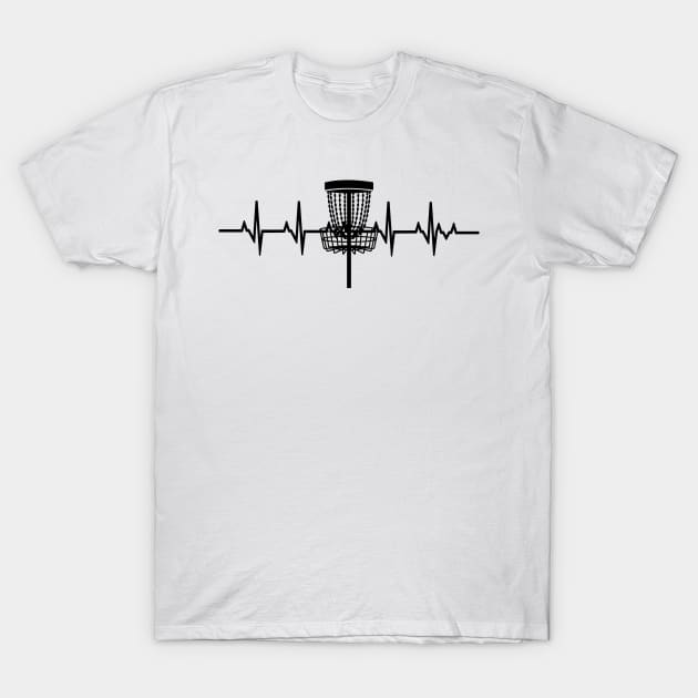 'Heartbeat Disc Golfing' Awesome Golfing Gift T-Shirt by ourwackyhome